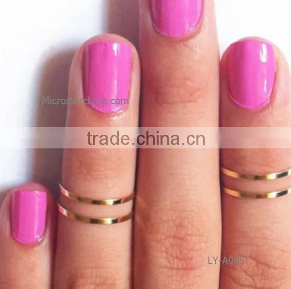 Girls High Quality in Stock Alloy 5PCS/set Cheap Bohemian Rings photo-4