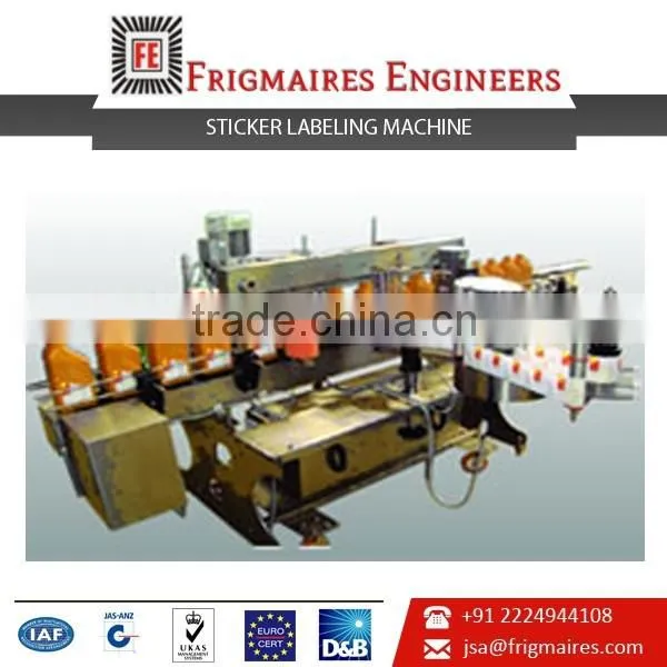 Automatic Sticker Labelling Machine Available from Trusted Exporter