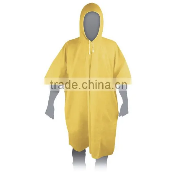 PVC Waterproof Poncho Raincoats