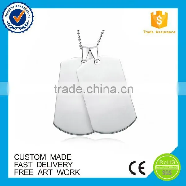 High Quality Promotional Handbag Metal Name Tag Blank Dog Tag photo-2