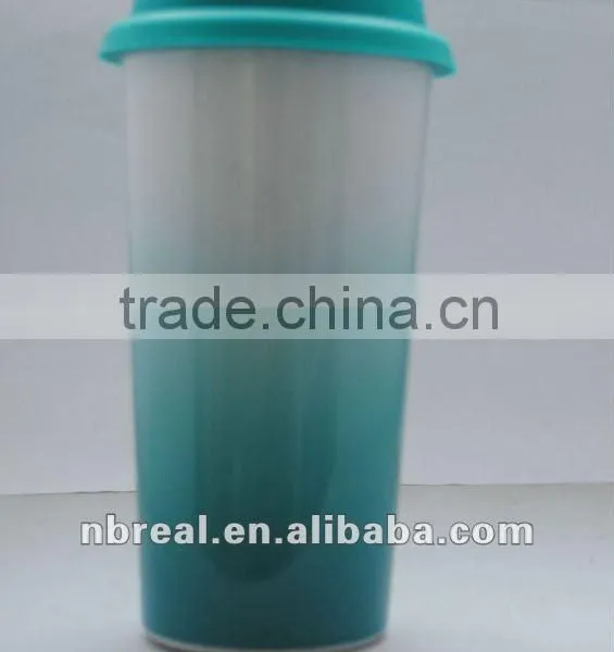 Bpa Free Plastic Double Wall Mug