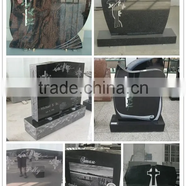 Shanxi Black Granite Headstone