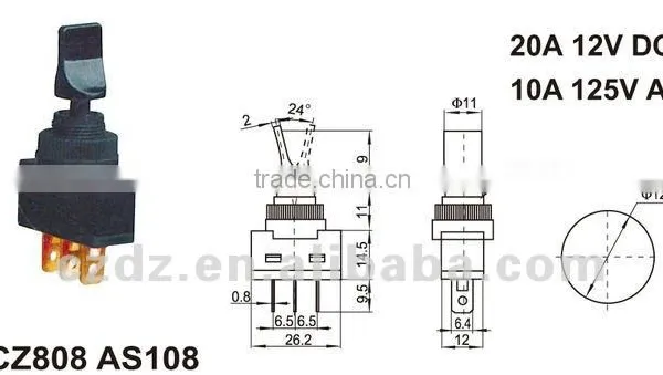 Quick Connect Terminal Toggle Switch /Toggle Switch/Momentary Toggle Switch photo-4