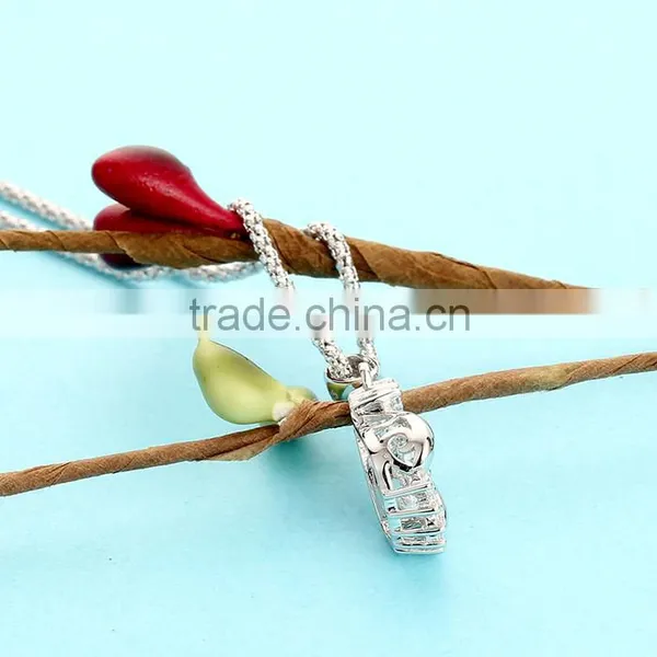 Fashionable 925 Sterling Silver Ladies Necklace Jewelry photo-4