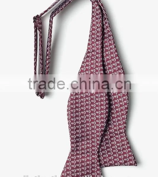 2016 Novelty Self Tie Silk Bow Ties With Custom Logo for Men photo-4