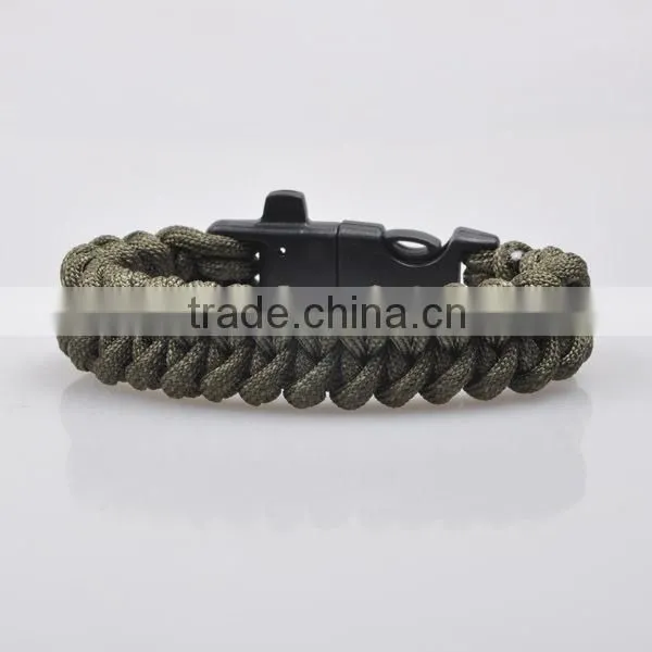 Paracord Survival Bracelet With Fire Started Whistle and Team Logo Classic Paracord Army photo-3