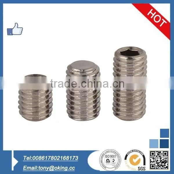 Hexagon Socket Set Screws With Flat Point DIN913 photo-4