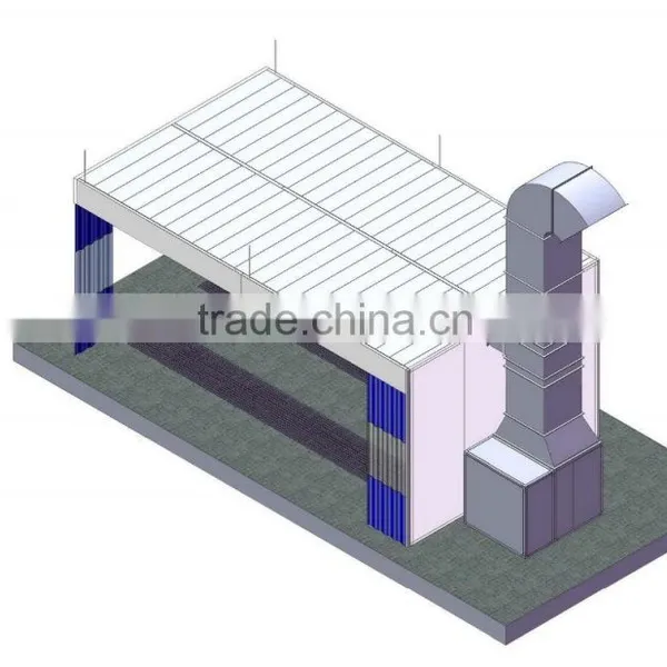 JF Used Auto Equipment Cabin Paint Preparation Cabin Booth Painting Offer Clean Room Enhance Working Efficiency photo-2