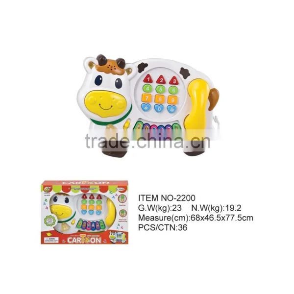 2015 ABS Plastic Music Instrument Plastic Piano Education Toys for Kids