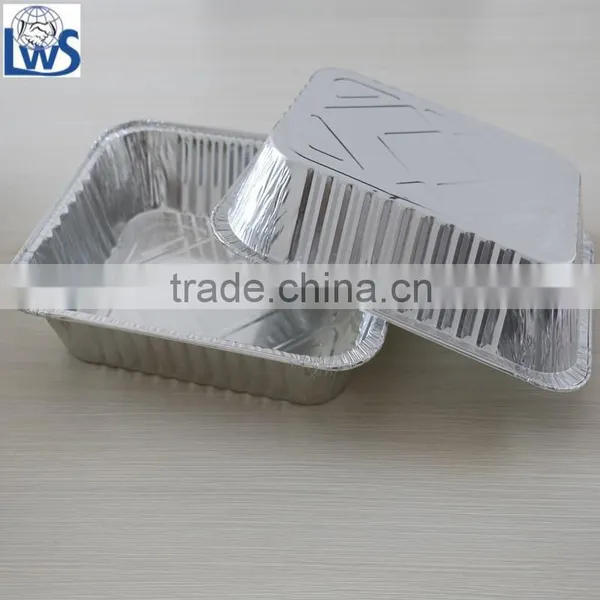 Aluminum Foil Container Half Size Shallow Pan With Lid photo-2