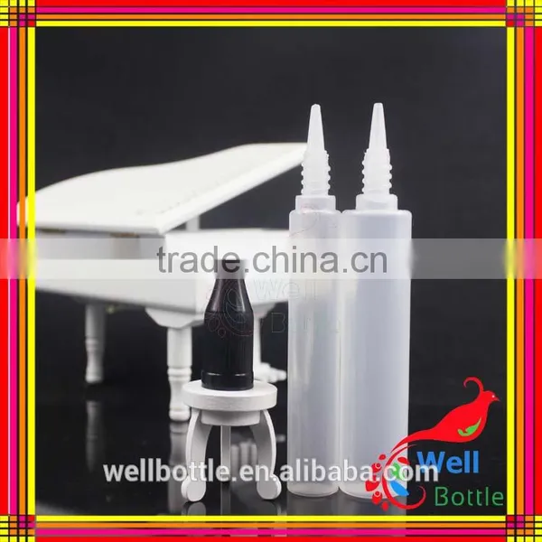 Tamper Childproof Unicorn Bottle Black for 10ml 15ml 30ml pe Pen Plastic Dropper Bottle With pe Dropper Bottle P-090R photo-2
