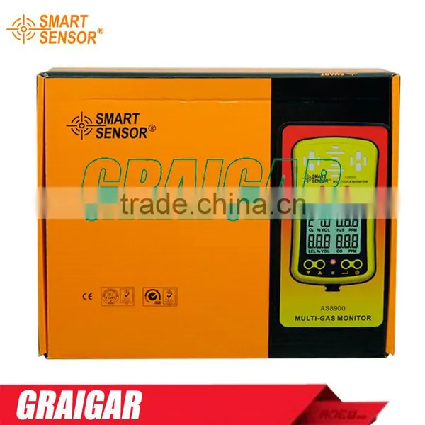 Portable Multi Gas Detector 4 in 1 Gas Detector O2 Hydrothion H2S CO2 Smart Sensor AS8900 photo-4