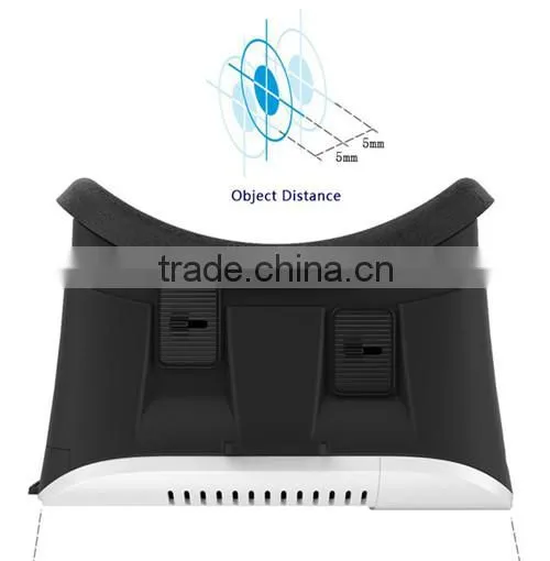2016 Hot Sell VR BOX Version VR Virtual Reality 3D Glasses + Bluetooth Wireless Remote Control Gamepad for Smart Phone photo-5