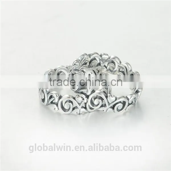 Fine Jewelry Value 925 Sterling Silver Heart Rings For Sale photo-3