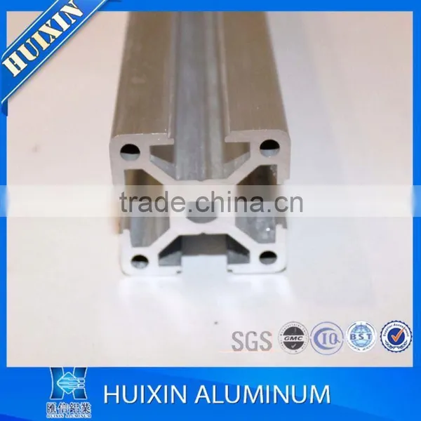 High Quality Anodized Silver Assembly Line Aluminium t Shape Extrusion Profile photo-6