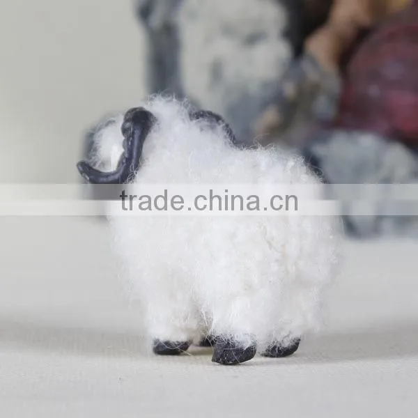 Handmade Giant Stuffed Animals Fake Fur Fabric Sheep Plush Toys photo-6