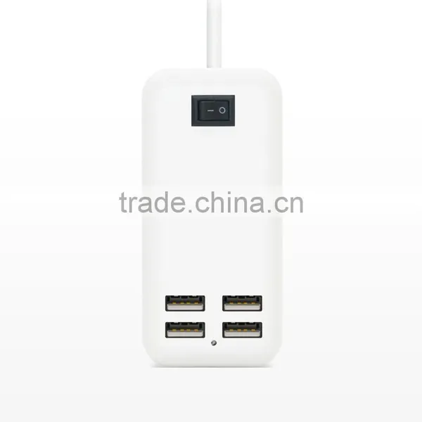 Best Cheap Usb Power Charger/multiple 4 Usb Female Plug Socket photo-2