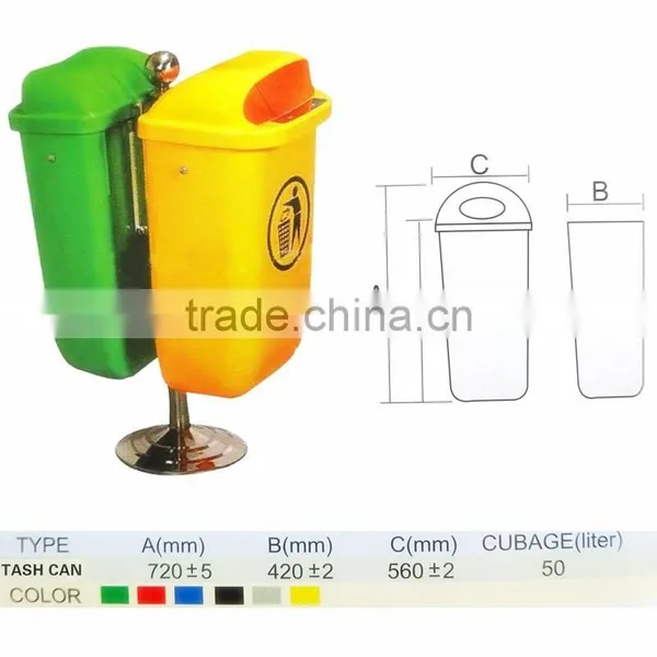 50/100/120/240/360/660 Liter Outdoor Mobile Garbage Bin photo-2