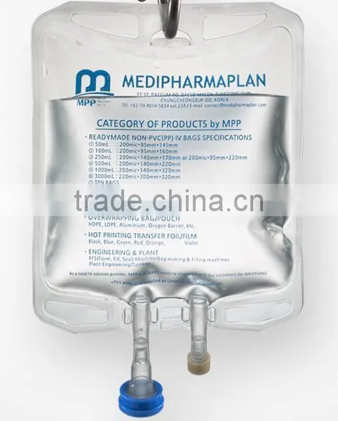 Double Tube Non- PVC Infusion Bag With Stopper photo-2