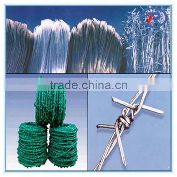 China High Quality Cheap Pricepvc Coated Barbed Wire Plastic Coated Iron Wire photo-6