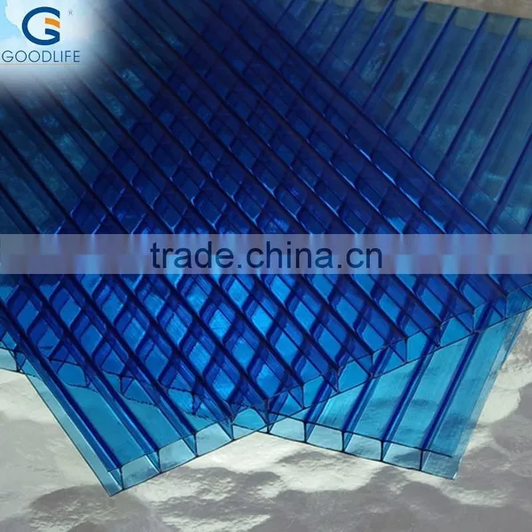UV Coating 4/6/8/10/12mm Polycarbonate Hollow Sheet Roof Cover for Decorative Ceiling Plates photo-6