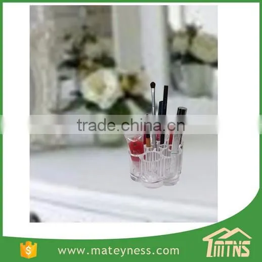 Acrylic Flower Cosmetic and Makeup Brush Holder photo-2