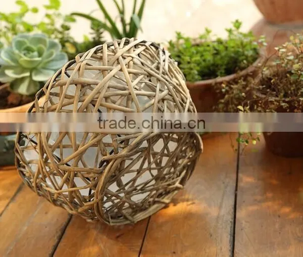 Garden Decoration Wicker Plant Basket Plant Pots Basket photo-5