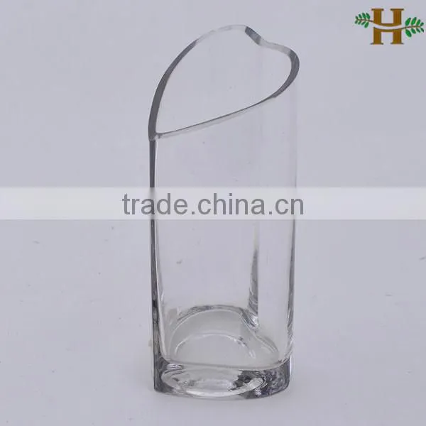 Wholesale Hand Blown Decorative Glass Vases With Heart Shape photo-3