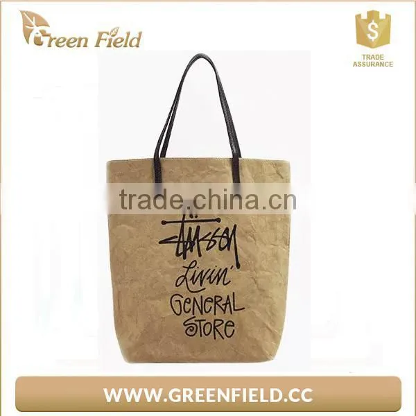 Popular Custom Printing Brown Color Shopping Bags photo-2