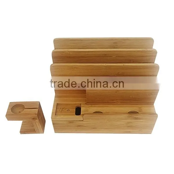 OEM Mobile Phone Stand,multi-function Bamboo Bracket Wholesale photo-5