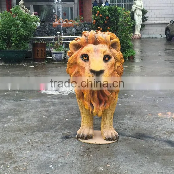 Fiberglass Lion Statue Sculpture photo-2