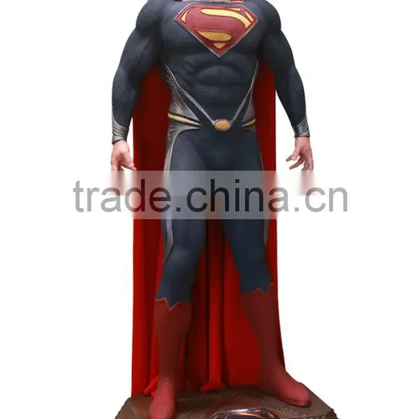 Outdoor Garden Decoration Resin Craft Life Size Superman Statue photo-4
