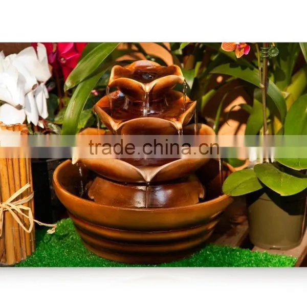Three Tier Cascading Tabletop Water Fountain photo-4