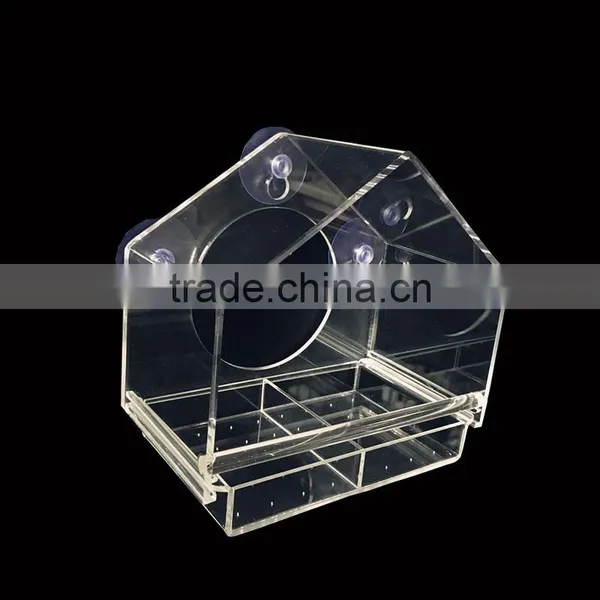 Custom Clear Acrylic Bird Feeder photo-3