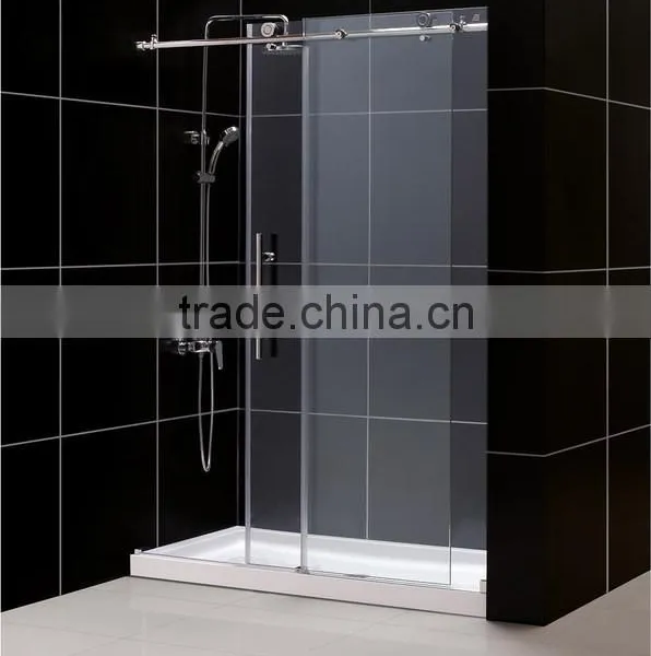 Factory Price Bathroom Accessories Stainless Steel Heavy Duty Large Glass Sliding Door photo-2