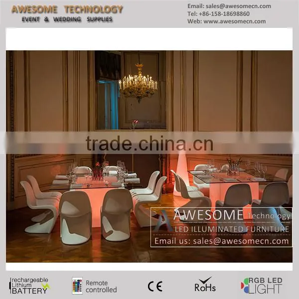 Luxury Led Glowing Restaurant Dining Table TP800 photo-2