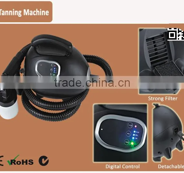 Indoor Mini Tanning Bed Handheld HVLP Spray Tan Gun System Airbrush Portable Home Professional Tanning Machine photo-2