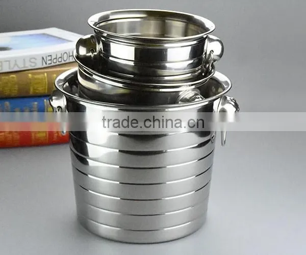 3.5L to 7L 201 Stainless Steel Ice Cube Ice Wine Bucket photo-2