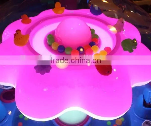 2014 New Hot Sale Rainbow Paradise Coin Operated Kids Toy Claw Crane Game Machine photo-4