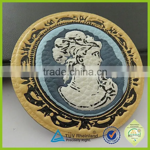 2015 Hot Selling Printing Custom Raise Logo Tpu Leather Repair Patches photo-6