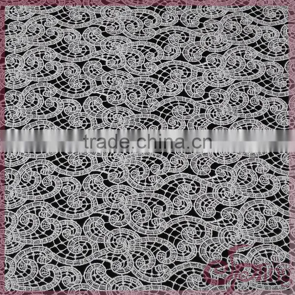 Silver Metallic Embroidery Design Netting Fabric, Sparkle Embroidery Design Fabric for Wedding Dresses photo-6
