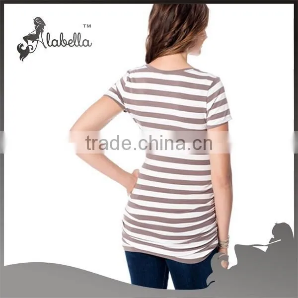 Wholesale 100% Cotton Maternity Wear Tops ,blank Maternity t Shirts photo-2