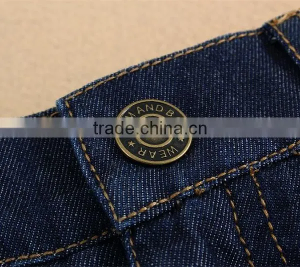 2015 Summer Boys Cotton Denim Baby Shorts Newborn Pants Lattics Design photo-3
