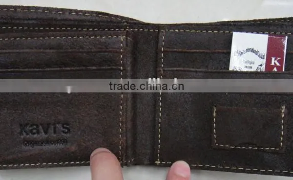Fashion New Genuine Leather Men Stylish Notecase photo-2