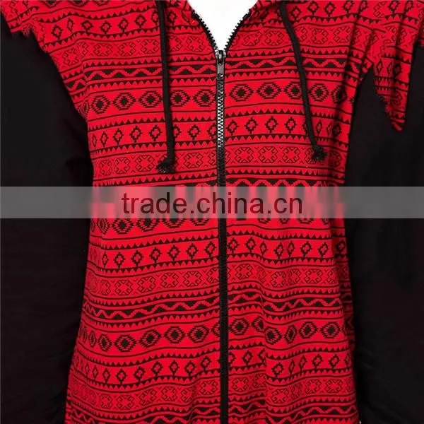Aztec Print Plus Size Custom Made Adult Print Onesie photo-4