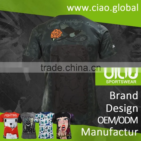 Top 10 Wholesale Clothing Custom Printing Logo Slim Fit t Shirt photo-4