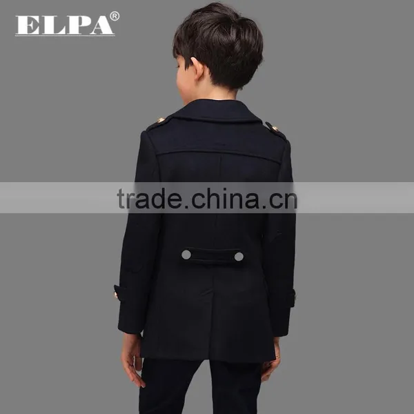 ELPA Warm Boys Clothes Handsome Boys Tan Wool Coat photo-6