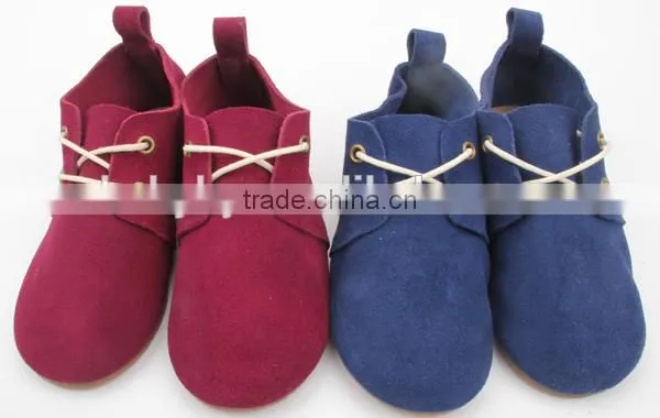 Children Casual Shoes Leather Baby Hard Sole Shoes photo-4