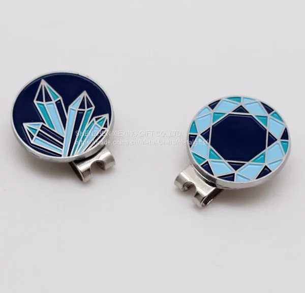 Custom Cap Clip Magnetic Golf Hat Clips With Ball Marker