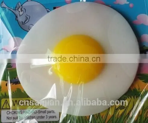 Mini Fried Egg Sticky Toy